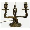 Image 2 : Electrified double candle lamp with scr