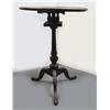 Image 1 : Walnut tilt top table; dish top over bi