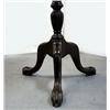 Image 2 : Walnut candlestand; piecrust top; on va