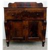 Image 1 : Walnut Empire sideboard; scalloped spla