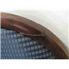 Image 4 : Walnut veneer and upholstered sofa; ser