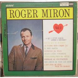 Bonne année à vous à toi !!! LP record 33 Roger Miron in French - en Français vieux disque 33 tours