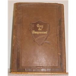 1903 Antique Leather Bound The Complete Short Stories of Guy de Maupassant Book - livre 1903