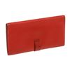 Image 5 : Hermes Red Box Leather Bearn Wallet