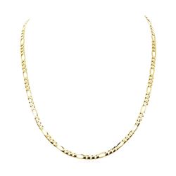 24 Inch Figaro Chain - 14KT Yellow Gold