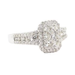 1.04 ctw Diamond Ring - 14KT White Gold