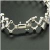 Image 8 : 14kt White Gold 0.90 ctw Diamond Open Trellis Bracelet