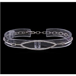 0.40 ctw Diamond Bracelet - 14KT White Gold