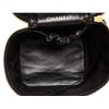 Image 6 : Chanel Black Quilted Lambskin Leather Vanity Case