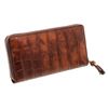 Image 2 : Gucci Brown Crocodile Tassel Zip Wallet