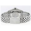 Image 5 : Rolex Mens Stainless Steel Mother Of Pearl Diamond & Emerald Datejust Wristwatch