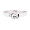 Image 2 : 0.67 ctw Diamond Ring - 14KT White Gold