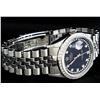 Image 6 : Rolex Mens Stainless Steel Black String Diamond 36MM Datejust Wristwatch