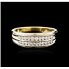 Image 2 : 14KT Yellow Gold 0.50 ctw Diamond Ring