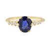 Image 2 : 1.43 ctw Sapphire and Diamond Ring - 14KT Yellow Gold