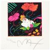 Image 2 : Lady with Floating Flowers Detail by Peter Max