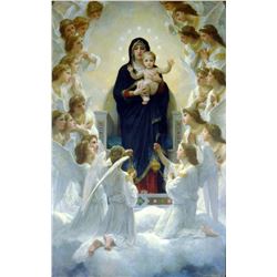 William Bouguereau - The Virgin with Angels