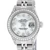 Image 1 : Rolex Ladies Stainless Steel Diamond Lugs MOP Diamond Datejust Wristwatch