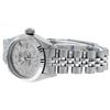 Image 4 : Rolex Ladies Stainless Steel Slate Grey Diamond 26MM Datejust Wristwatch