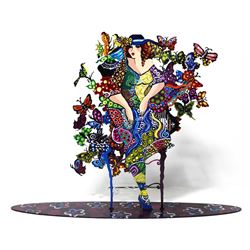 Patricia Govezensky- Original Painting on Cutout Steel  Madam 