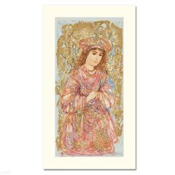  Book of Hours I  Limited Edition Serigraph by Edna Hibel (1917-2014), Numbered and Hand Signed with