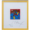 Image 2 : Peter Max- Original Lithograph "Cosmic Jumper Detail III (Mini)"