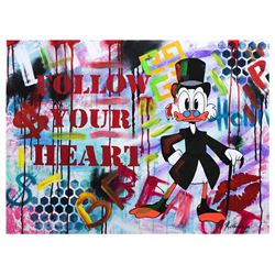 Nastya Rovenskaya- Mixed Media "Follow Your Heart"