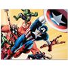 Image 1 : Marvel Comics "Fallen Son: Death of Captain America #5" Numbered Limited Edition Giclee on Canvas by