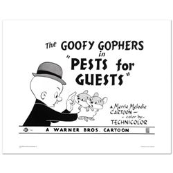  Goofy Gophers  Limited Edition Giclee from Warner Bros., Numbered with Hologram Seal and Certificat