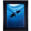 Image 1 : Wyland, "Reef Kiss" Original Painting; Hand Signed and Framed; Certificate of Authentiticty.