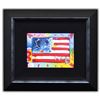 Image 1 : Peter Max- Original Acrylic on Canvas "Flag"
