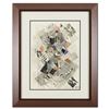 Image 1 : Neal Doty (1941-2016), Framed Original Mixed Media Linocut, Hand Signed with Certificate of Authenti