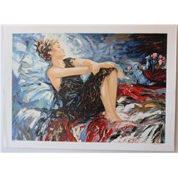 Sergey Ignatenko- Original Serigraph on Paper "Sleeping Beauty"