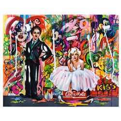 Nastya Rovenskaya- Mixed Media "Kiss"