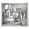 Image 1 : Mark Kostabi "Back In The Day" Hand Signed Original Artwork with COA.