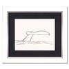 Image 1 : Wyland, "Whale Tail" Framed Original Sketch, Hand Signed with Certificate of Authenticity.
