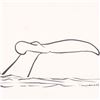 Image 2 : Wyland, "Whale Tail" Framed Original Sketch, Hand Signed with Certificate of Authenticity.