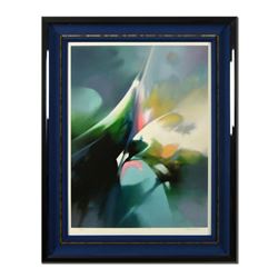 Thomas Leung, "Effervescence" Framed Limited Edition, Numbered 63/275 and Hand Signed with Letter of