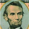 Image 2 : Steve Kaufman (1960-2010), "Abraham Lincoln" Limited Edition Hand Pulled Silkscreen on Canvas, Numbe