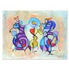 Image 1 : Roshvan, Original Acrylic and Watercolor Painting, Hand Signed with Letter of Authenticity.