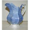 Image 1 : ANTIQUE BLUE SPATTERWARE CREAM PITCHER