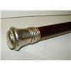 Image 1 : WOODEN WALKING STICK WITH STERLING TOP 