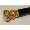Image 1 : EBONIZED WALKING STICK WITH GOLD TOP MO