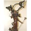 Image 3 : ART DECO FIGURAL POT METAL LAMP