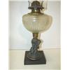 Image 2 : VICTORIAN METAL STEM OIL LAMP