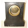 Image 2 : EBONIZED AND MARBLE MANTEL CLOCK