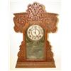 Image 1 : OAK GINGERBREAD MANTEL CLOCK