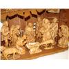 Image 2 : BURMESE CARVED WOODEN NATIVITY SCENE