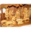 Image 3 : BURMESE CARVED WOODEN NATIVITY SCENE