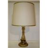 Image 1 : GILT WOOD TABLE LAMP